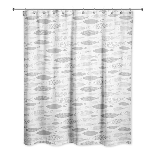 Beachcrest Home Leeann Animal Print Shower Curtain & Reviews Wayfair